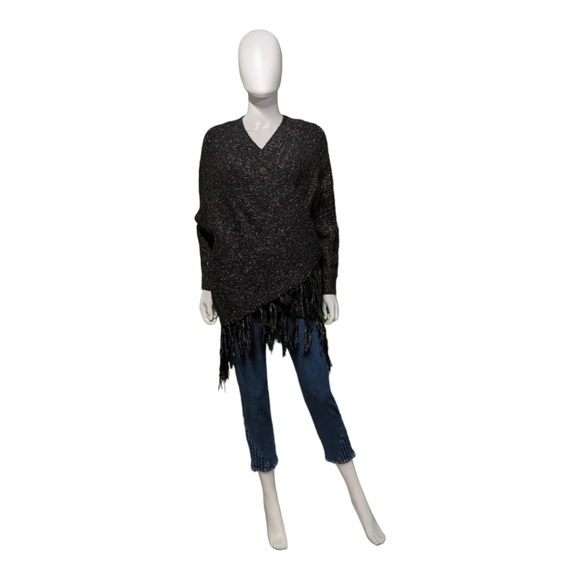 Essue Black Open Cardigan, M/L - Picture 3 of 14